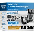 ANHÄNGERKUPPLUNG für BMW X5 G05 ab 23 vert. abnehmbar BRINK +13pol E-Satz BRINK