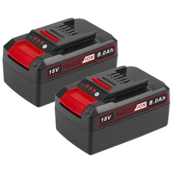 2X 8,0Ah 5,5Ah Ersatzakku Für Einhell Akku 18V Power X-Change Lithium PXC LED