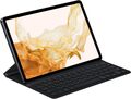 Samsung EF-DT630BBEGGB Schwarz Slim Book Cover Keyboard für Galaxy Tab S8/S7 11 Zoll
