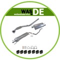 Auspuff , Rohr für Opel Meriva A 1.8i-16V MPV ab. Bj. 05/03-, Auspuff, Rohr
