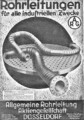 Allgemeine Rohrleitung AG Düsseldorf historische Aktie 1931 Oberbilk Pet. Herweg