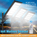 Solar Straßenlaterne bewegungsmelder LED Straßenlampe Solarleuchte Außen Lampe