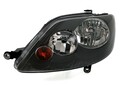Scheinwerfer links für VW Golf 5 Plus in Schwarz inkl. Motor H7