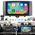 DAB Android 14 Autoradio Carplay BT GPS Navi Für Benz Smart Fortwo 451 2010-2015