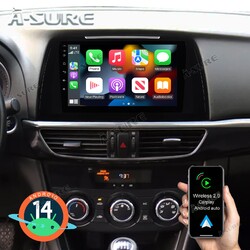 32G Android 14 Wireless Carplay BT GPS Autoradio RDS Für Mazda 6 GJ GL 2013-2015