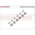 1x Zubehörsatz, Bremsbacken QUICK BRAKE 6859K passend für SKODA VW