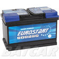 Autobatterie 75Ah EUROSTART 12V 75 Ah 700A EN QUALITÄTSBATTERIE NEU