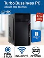 Intel Windows 11 PC System, Office Computer 16GB DDR4, 500GB M.2 SSD, leise|WLAN