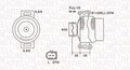 MAGNETI MARELLI Lichtmaschine Generator Lima 063731811010 für VW CC B7 358 365 3