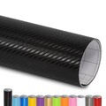 Autofolie 3D CARBON FOLIE BLASENFREI Struktur matt glanz 152cm Luftkanal Premium