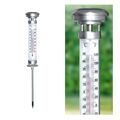 Gartenthermometer Solar Gartenthermometer beleuchtet Außenthermometer (R-118)