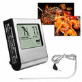 Fleischthermometer TEMPERE Digital Braten Thermometer Grillthermometer Küche 