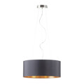EGLO Textil-Hängeleuchte Lecio Deckenlampe Pendelleuchte Flurlampe 53 cm schw324