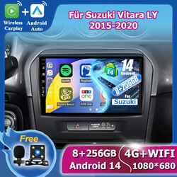 Android 14 Für Suzuki Vitara LY 2015-20 Autoradio Navi RDS CarPlay DAB+8GB+256GB