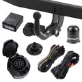 AHK Anhängerkupplung starr +E-Satz 13p für Fiat Doblo 2 II 263 10-22 (auch Maxi)