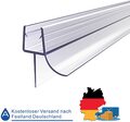 Ersatzdichtung Duschdichtung Gummilippe Wasserabweiser Dusche Duschkabine 80 cm