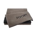 JOOP! Uni-Doubleface Wohndecke Decke 150x200 cm Taupe-Anthrazit 631381