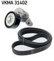 Keilrippenriemensatz SKF VKMA 31402 für VW POLO 5 6R1 6C1 Van 6R TDI AUDI A1 8XA