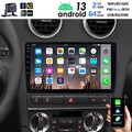 64G Android 13 Carplay Autoradio GPS Navi WIFI RDS +KAM Für Audi A3 S3 RS3 8P 8V