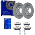ATE PowerDisc BREMSSCHEIBEN 255mm + BELÄGE HINTEN passend für AUDI A4 8E B6 B7
