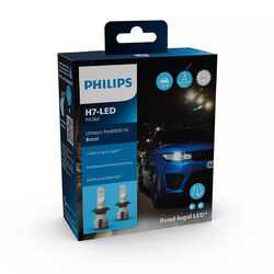 Philips Ultinon Pro6000 Boost H7 LED +300% mit Zulassung 11972U60BX2