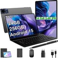 2025 Neueste 14 Zoll Android 15 Tablet 24GB RAM 256GB ROM Octa-Core 8580mAh 2SIM