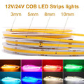 COB LED Streifen Stripe 5V 12V 24V 480LEDs Lichtband Lichterkette Selbstklebend