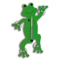Thermometer Frosch fürs Fenster 13,7 cm x 6,3 cm GRÜN Skala -20° bis +50°C