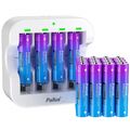Pallus Lithium Ionen AAA Akku 1,5V AA Wiederaufladbar Batterien 1100mWh LOT