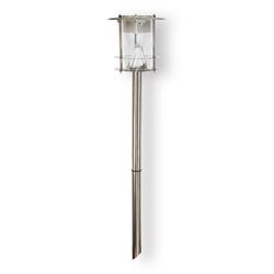 Solar Gartenleuchte Edelstahl 6 LED Solarlampe Solarleuchte Gartenbeleuchtung