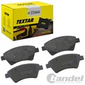 TEXTAR BREMSBELÄGE VORDERACHSE passend für RENAULT GRAND KANGOO MEGANE SCÉNIC