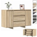 Sideboard mit 3 Schublade 2 Türen Kommode Anrichte Beistellschrank 120x41x75 cm