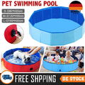 Hundepool Doggy Pool Swimmingpool Hunde Faltbar Schwimmbecken Planschbecken NEU