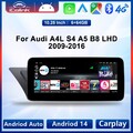 Für Audi A4 B8 A5 09-16 Android 14 Carplay Autoradio GPS Navi WIFI BT5.0 6+64GB
