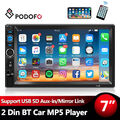 7" Doppel 2 DIN Bluetooth Autoradio Stereo USB TF AUX-IN IOS/Android MP5 Player