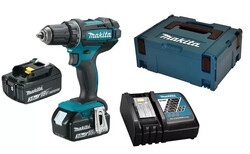 Makita DDF485RFJ 18 V Akku-Bohrschrauber 2 x 3,0 Ah + MAKPAC