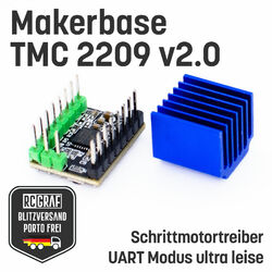 Makerbase TMC2209 V2.0 Schrittmotortreiber UART Modus ultra leise🇩🇪Deutscher Händler ⚡24h Versand aus DE 🧾RE mit MwSt