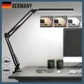 LED Klemmleuchte Dimmbar Schreibtischlampe Leselampe USB Tischlampe Büroleuchte
