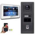 Goliath 2-Draht Video Türklingel mit Kamera Fingerprint RFID Anthrazit