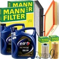 MANN INSPEKTIONSPAKET+ELF 5W-30 MOTORÖL passend für RENAULT TRAFIC II 2-2.5dci