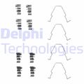 Zubehörsatz  Scheibenbremsbelag hinten Delphi LX0414 für KIA