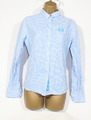 Superdry Shirt Medium BLUE WEISS GESTREIFTE Bluse der Marke Langarm Damen