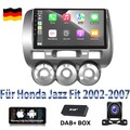 9" Android 15 Autoradio GPS NAVI WiFi RDS 4+64G Für Honda Fit Jazz II DAB + Kam