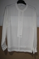 Peter Hahn Damenbluse aus  100 % Seide Hemdbluse Gr.46 Weißes Damenkleid