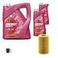 MANN-FILTER Ölfilter 7 L MANNOL 5W-30 Combi LL für Audi A5 Cabriolet S5