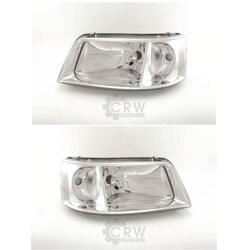 Halogen Scheinwerfer Set für VW TRANSPORTER T5 Bj. 04/03-10/09 H4 mit Motor