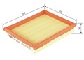 BOSCH Luftfilter 1 457 433 603 Filtereinsatz für OPEL COMBO CORSA TIGRA S93 12V