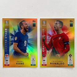 Topps UEFA EURO EM 2024 Match Attax Karten Center Stage CS LE 1 2 RONALDO & KANE