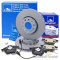 ATE BREMSSCHEIBEN BELÜFTET Ø288 +BELÄGE+WK VORN FÜR AUDI A4 8D B5 B6 B7 8E 99-08