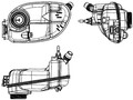 MAHLE Ausgleichsbehälter Kühlmittel CRT 65 000S für MERCEDES Kunststoff KLASSE